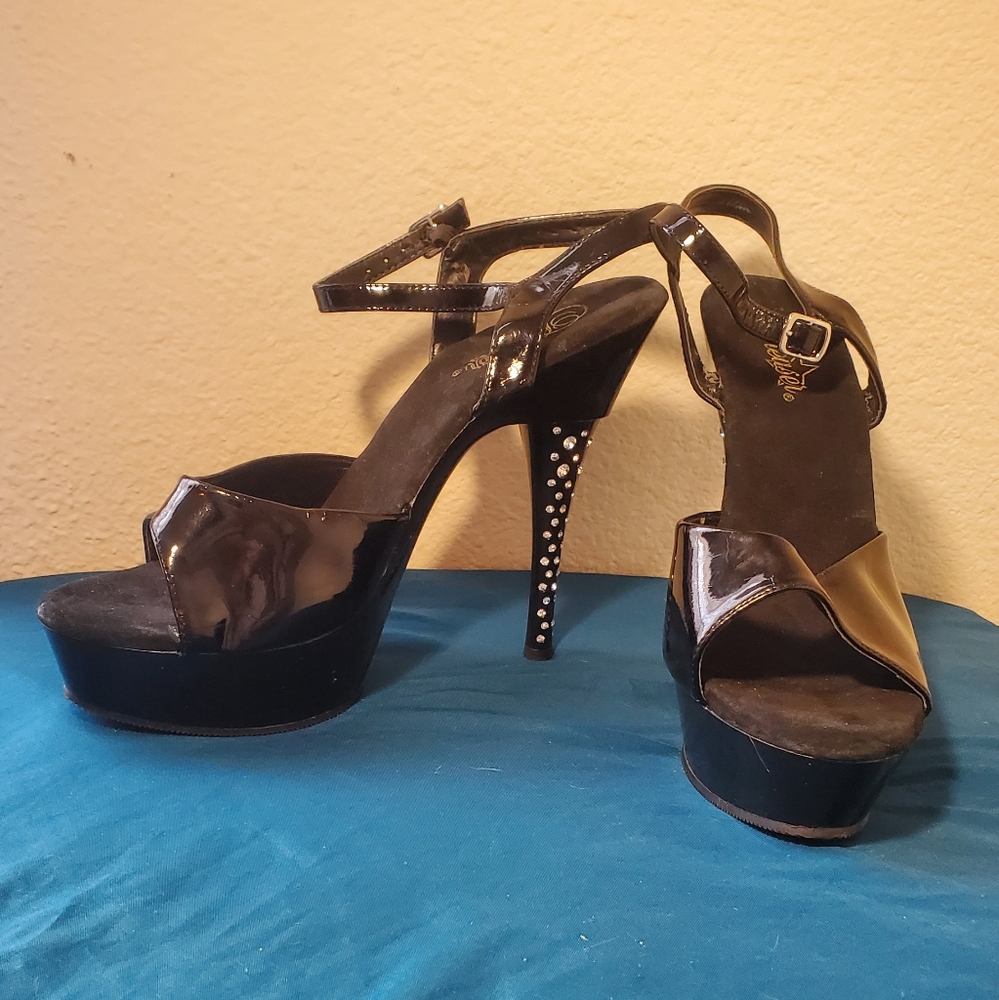 Pleaser Rhinestone Heels